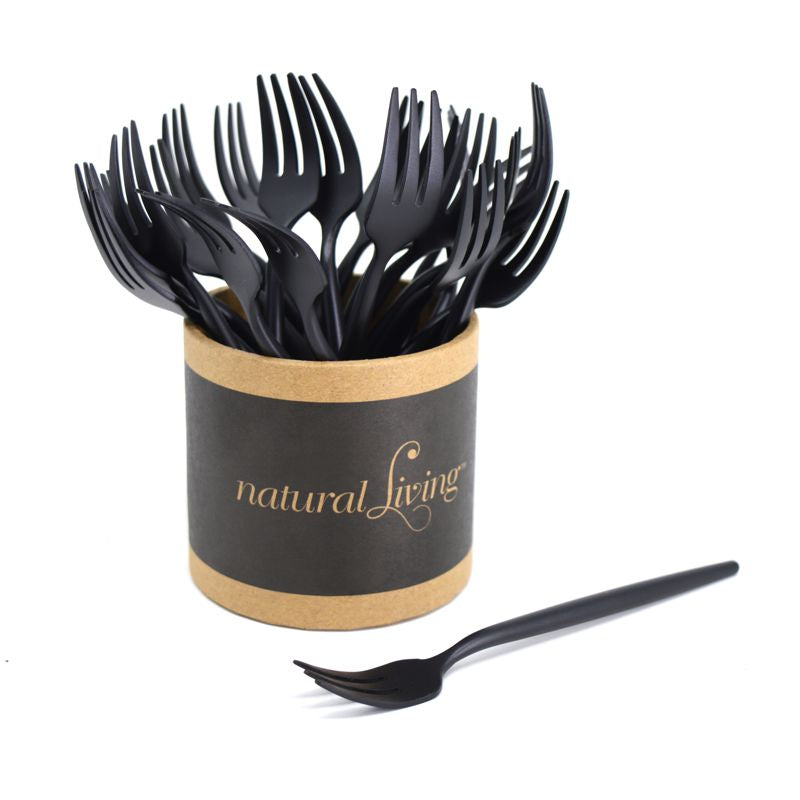 Natural Living - Small Black Forks - 24pc CDU