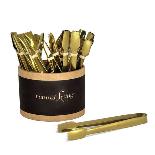 Natural Living - Small Serving Tongs - 24pc CDU