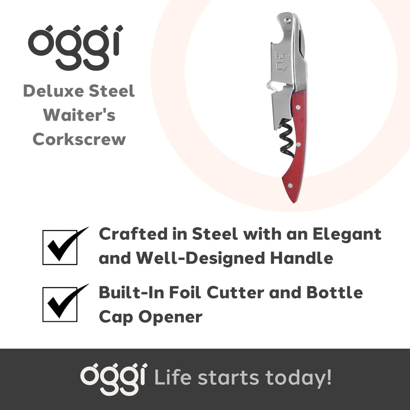 OGGI - Bar™ Deluxe Waiter's Corkscrew