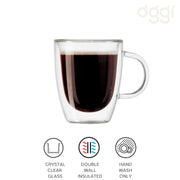 OGGI - BREW Glass Coffee Cups