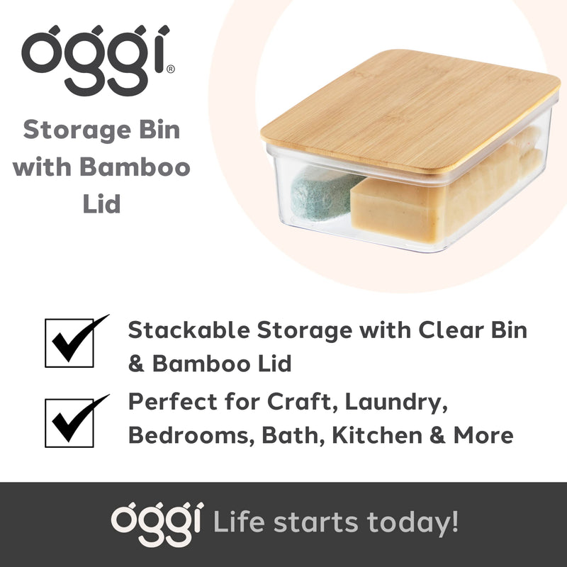 OGGI - Neat™ Bamboo Lid Storage Bin