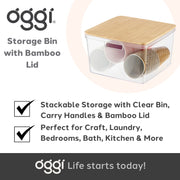OGGI - Neat™ Bamboo Lid Storage Bin