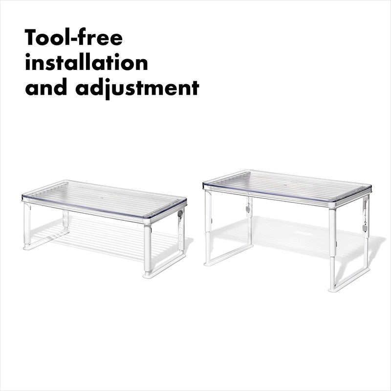 OXO - Adjustable Fridge Shelf Riser