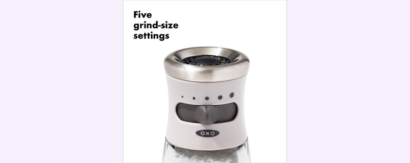 OXO - Adjustable Mess-Free Salt Grinder