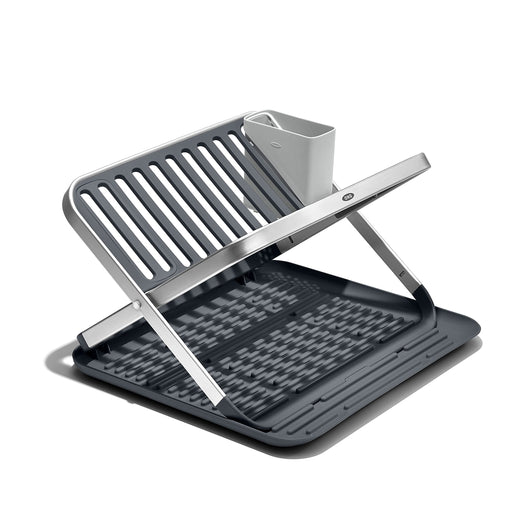 OXO - Aluminum Folding Dish Rack