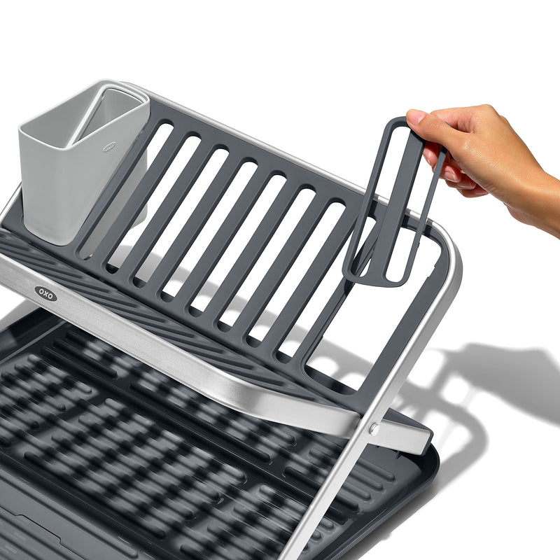 OXO - Aluminum Folding Dish Rack