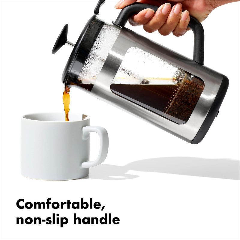 OXO - BREW 8-cup French Press with GroundsLifter™