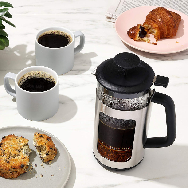 OXO - BREW 8-cup French Press with GroundsLifter™