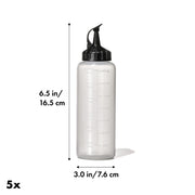 OXO - Chef's Squeeze Bottles - set of 5