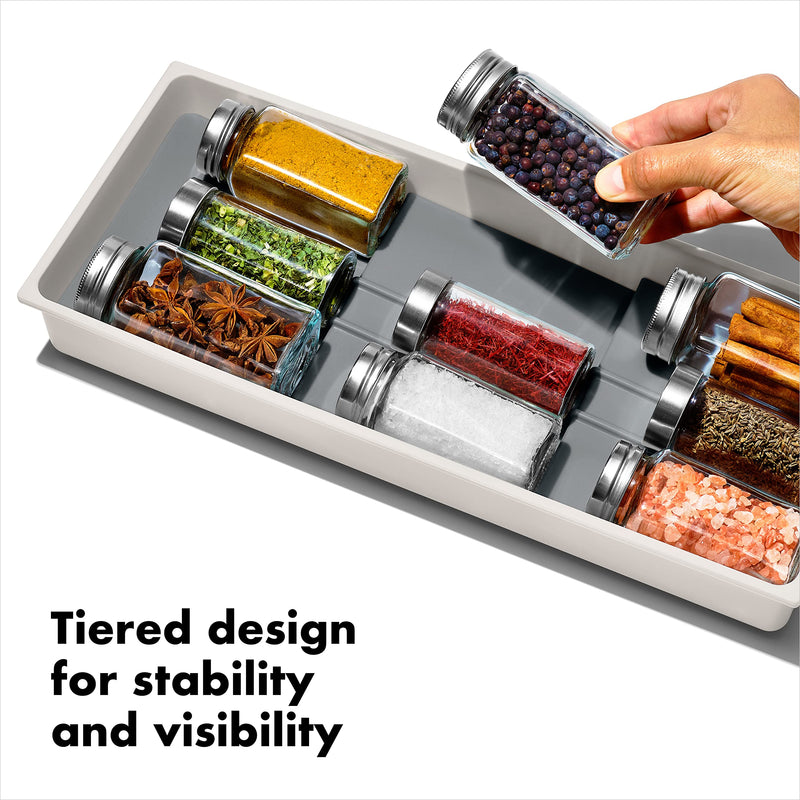 OXO - Compact Spice Drawer Organizer