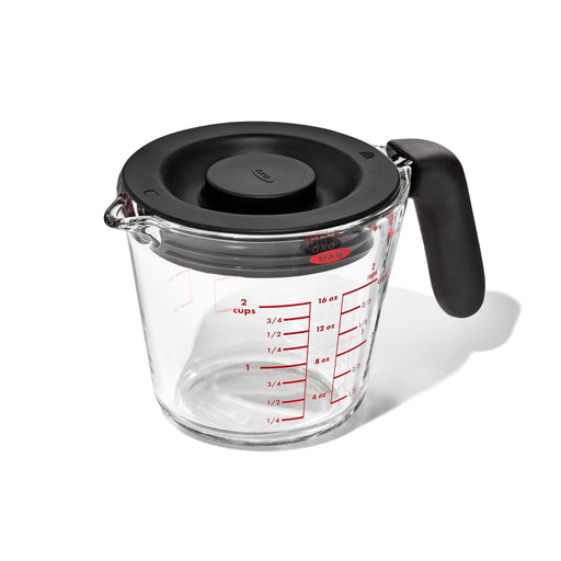 OXO - Glass Measuring Cup with Lid - 2cups