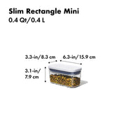 OXO - POP 2.0 Slim Rectangle Mini Container