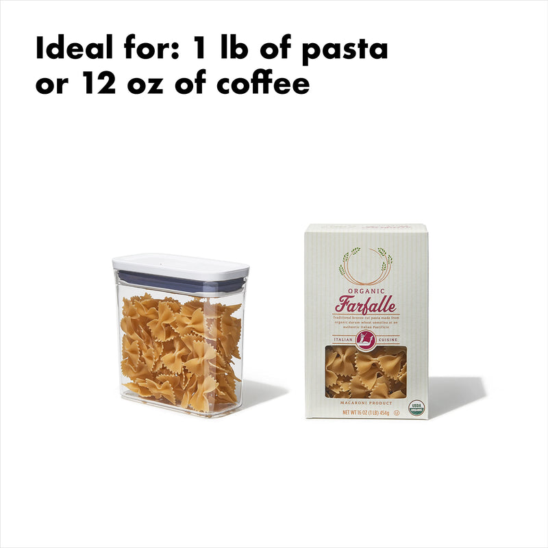 OXO - POP 2.0 Slim Rectangle Short Container