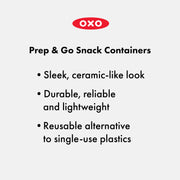 OXO - PREP & GO Snack & Dip Container