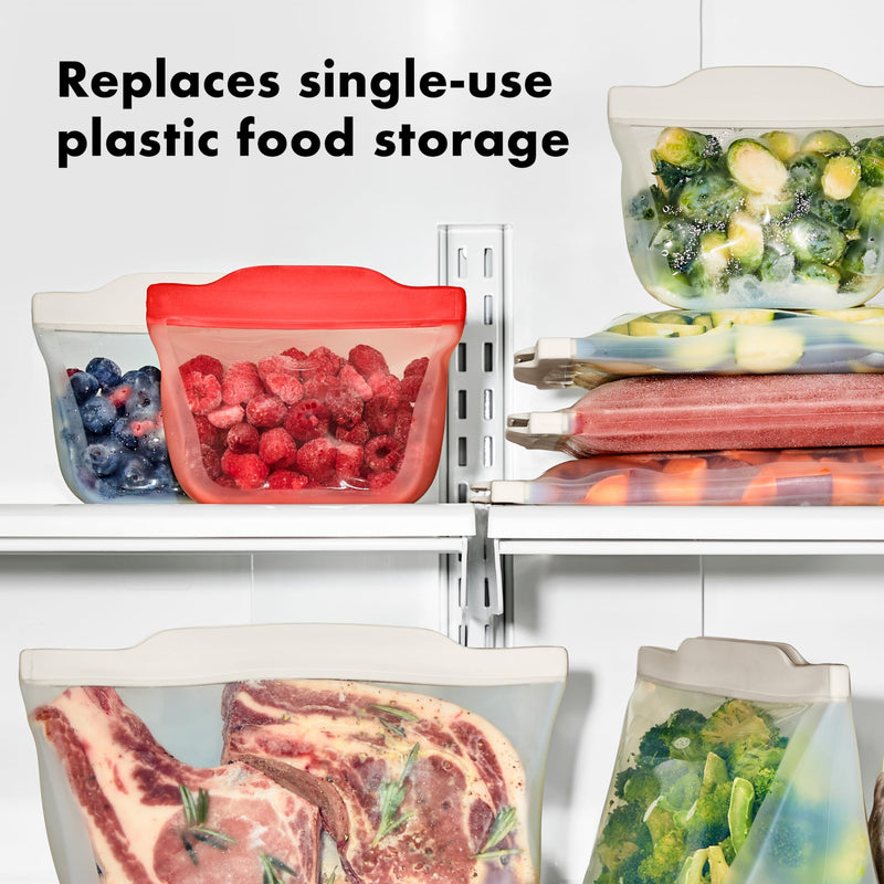 OXO - Reusable Stand-Up Half Gallon Bag