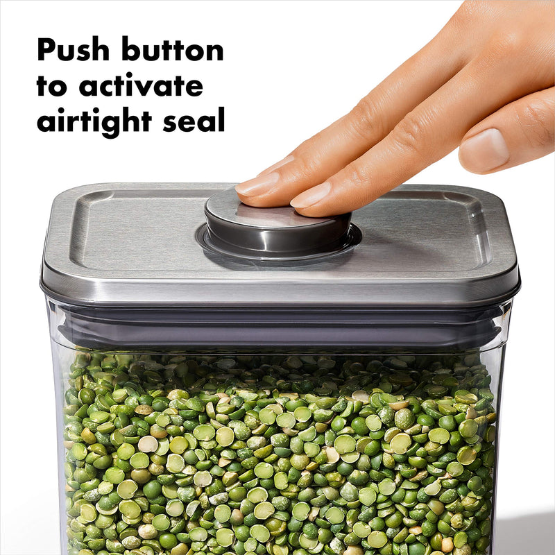 OXO - SteeL® POP 2.0 Small Short Rectangle Container1.6L