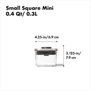 OXO - SteeL® POP 2.0 Small Square Mini Container 400 ml
