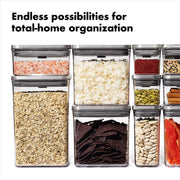 OXO - SteeL® POP 2.0 Small Square Short Container 1L