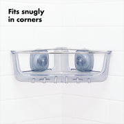 OXO - StrongHold™ Corner Suction Shower Basket