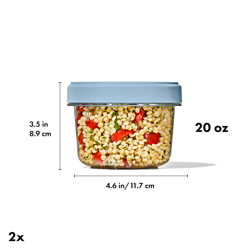 OXO - TWIST & STACK 2-pack Container Set - 590 ml
