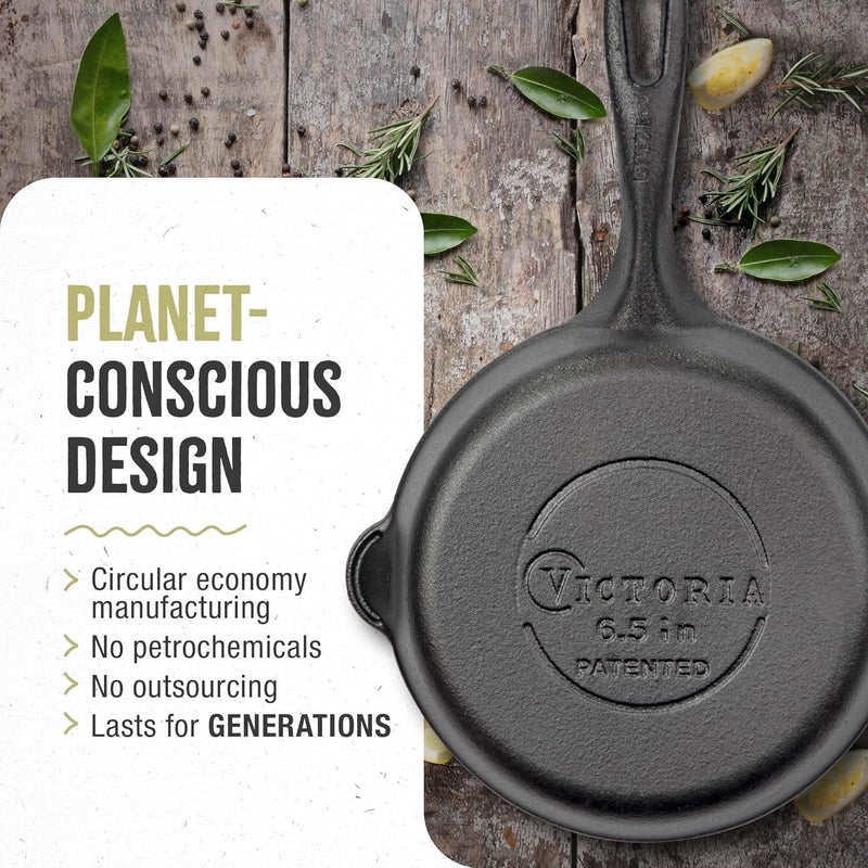 Victoria - Cast Iron Skillet - 16.5 cm