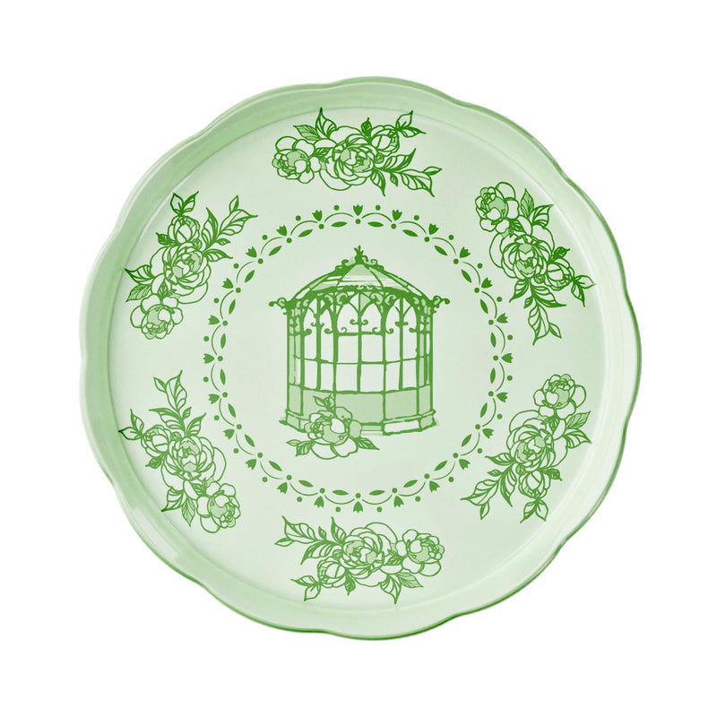 Guzzini - JOSPEHINE - Large Round Tray - Dusty Green