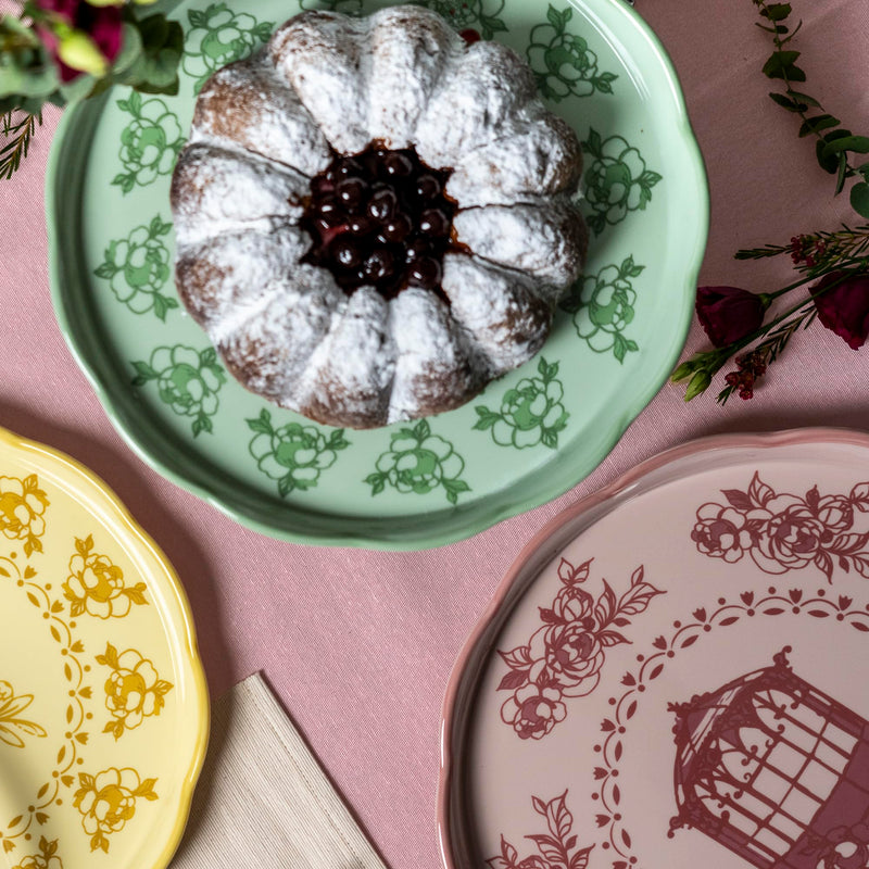 Guzzini - JOSPEHINE - Large Round Tray - Dusty Green