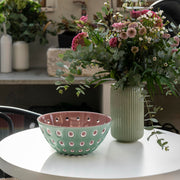 Guzzini - LE MURRINE - Bowl - Matcha Green White Mauve - 20 cm