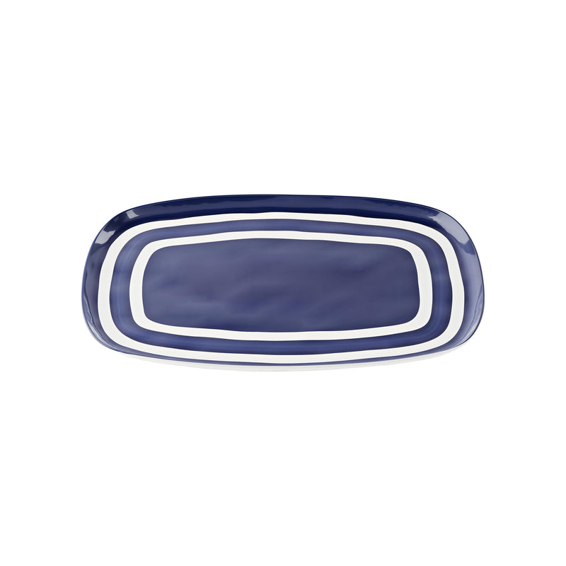 Guzzini - RIVIERA - Quadrangolar Tray XL - Mediterranean Blue