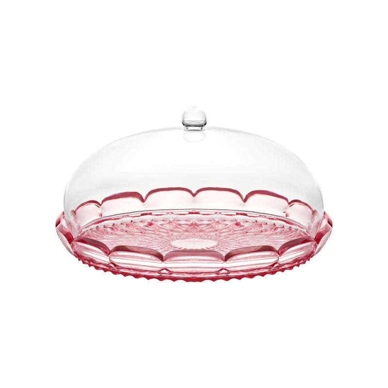 Guzzini - VANITY - Small Cake Serving Set - Flamingo Pink