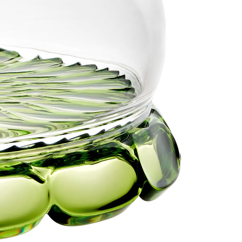 Guzzini - VANITY - Small Cake Stand With Dome - Water Lily Green