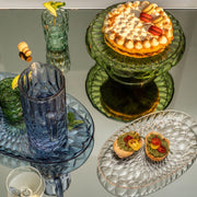 Guzzini - VANITY - Small Cake Stand With Dome - Water Lily Green