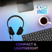 Adesso - Adesso Xtream P7 Wired Headset with AI Copilot (USB-C/USB-A)