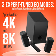 Hypergear - Home Theatre System 5.1 Bluetooth 90W with Soundbar, Subwoofer & Remote