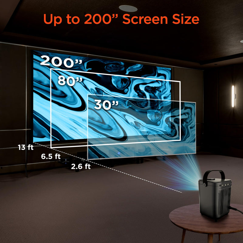 Hypergear - Portable Projector 720p with Bluetooth, Apps & Built-In Speaker