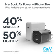 Hypergear - Charging Kit 3-in-1 � 30W Wall Charger + 6ft Cable + Pouch � Black