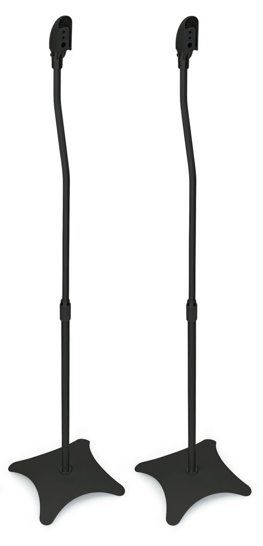 Mount-IT - Universal Speaker Stands (Pair) up to 10 lbs � Black
