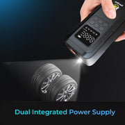 myGEKOgear - AirFlux 100 Portable Tire Pump with Battery � Black