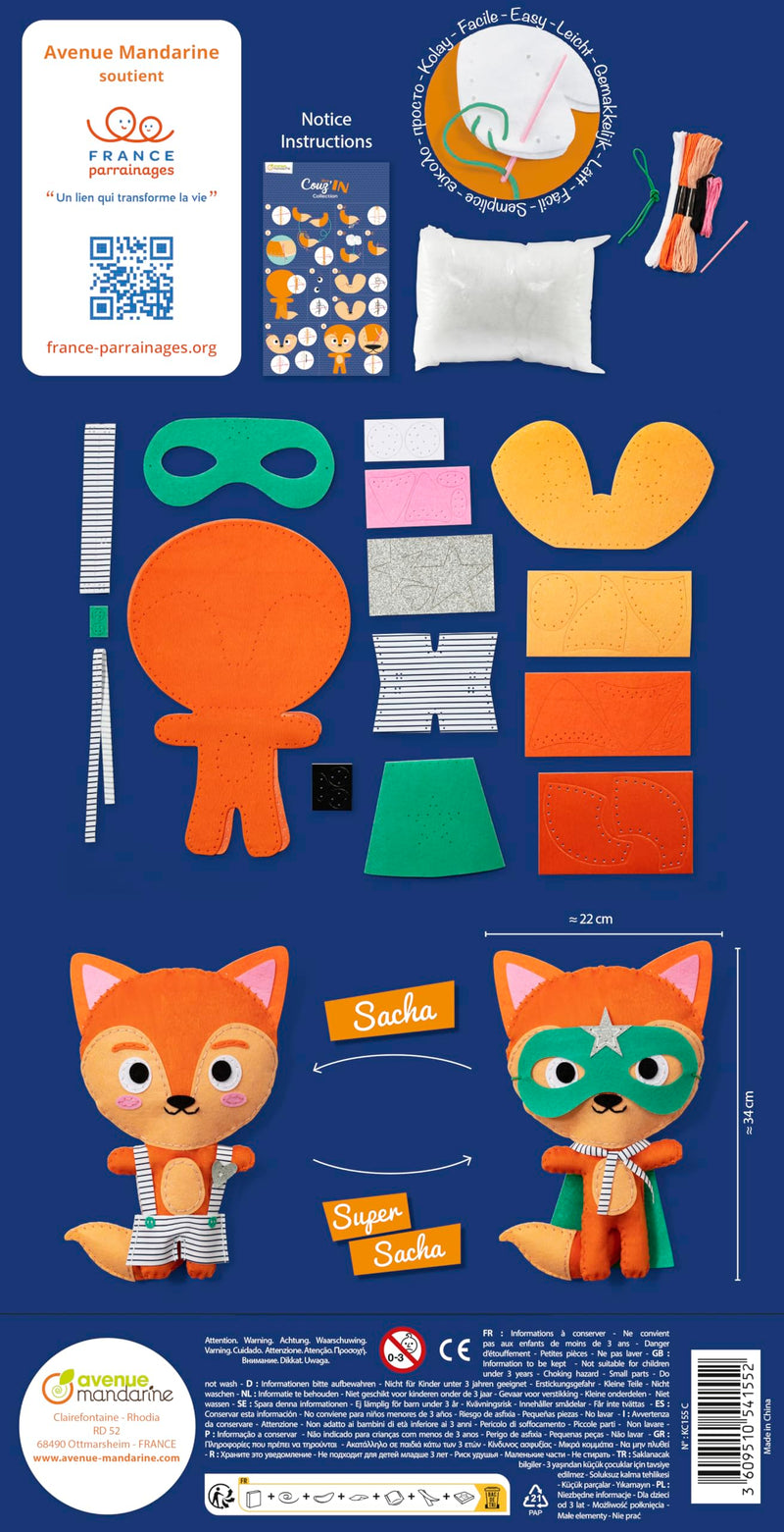 Clairefontaine - Maxi Couz'In, Sacha The Fox