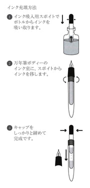 Clairefontaine - Straight Glass Pen 16Cm-Sapphire Blue