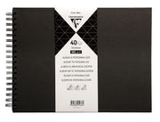 Clairefontaine - Black Hard Cover Album 32X24Cm 40S 185G