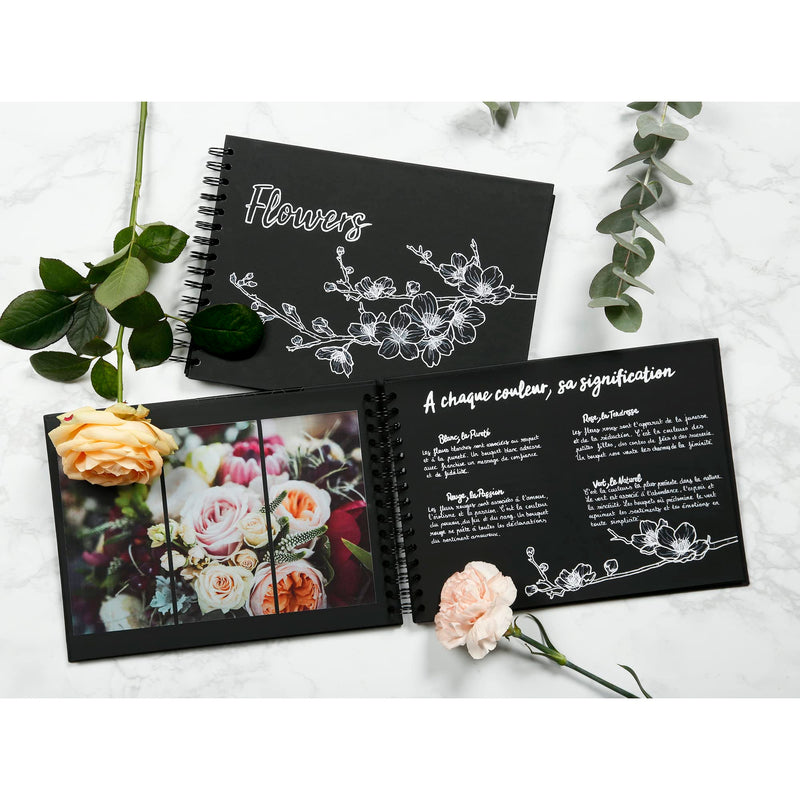 Clairefontaine - Black Hard Cover Album 32X24Cm 40S 185G