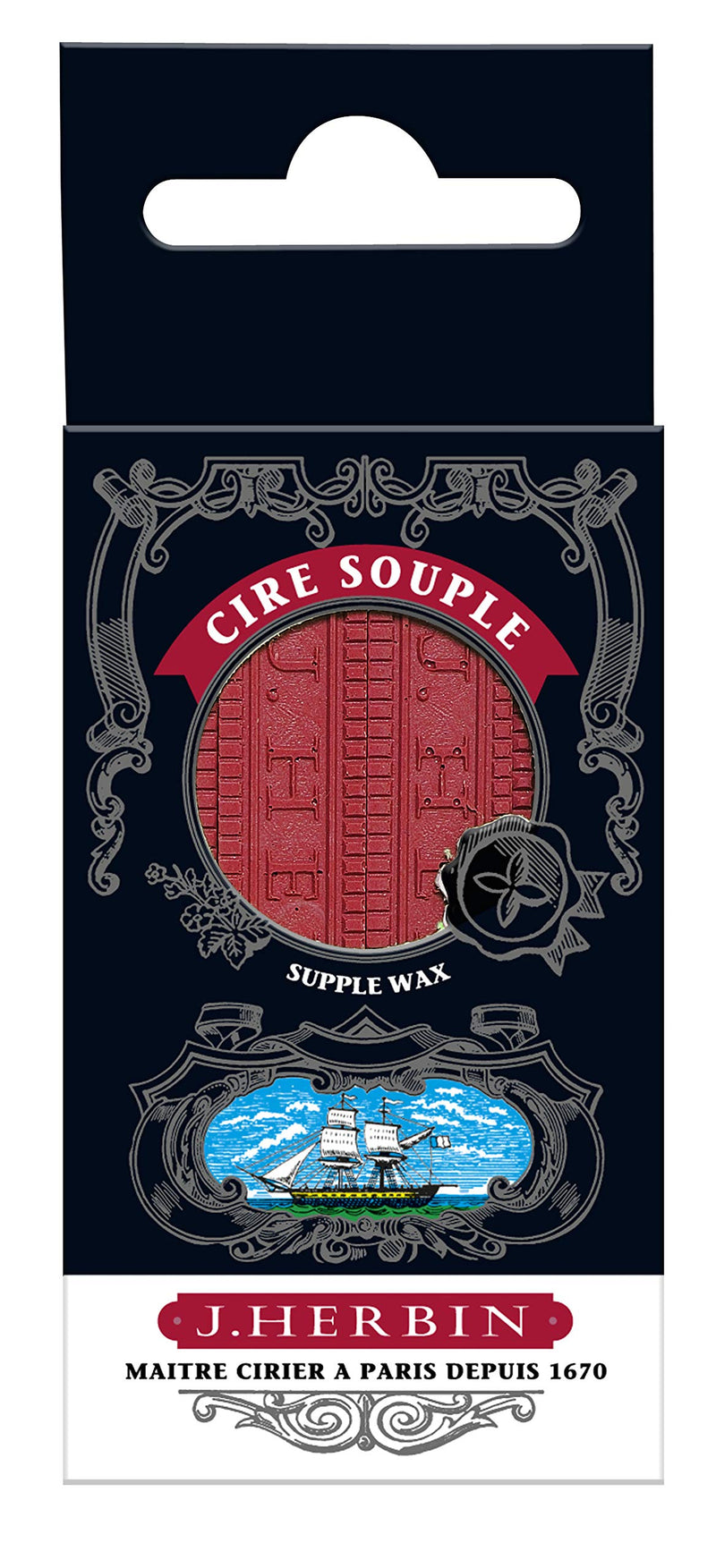 Clairefontaine - Soft Wax 4 Sticks Dark Blue