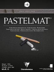 Clairefontaine - Pastelmat Pad N°6 360g  Anthracite  12 Sheets 7.1x9.45in