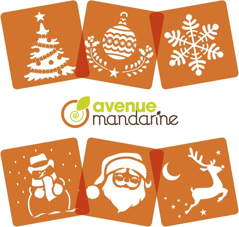 Clairefontaine - 6 Christmas Stencils
