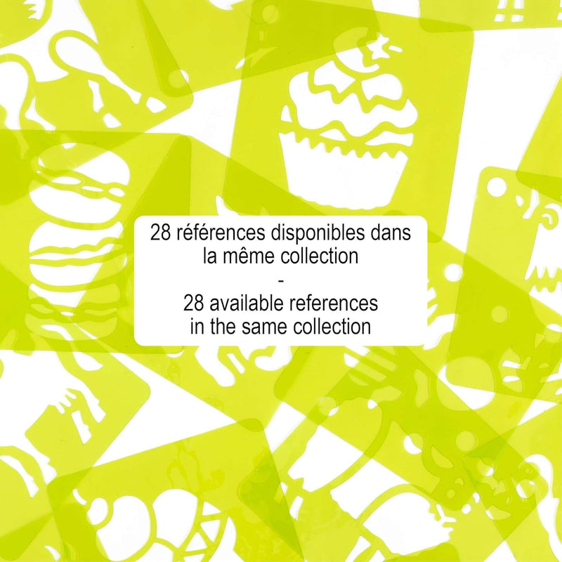 Clairefontaine - 6 Horse Stencils