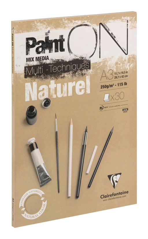 Clairefontaine - Painting on Multi Technic A3 250g  40S  29.7x42cm