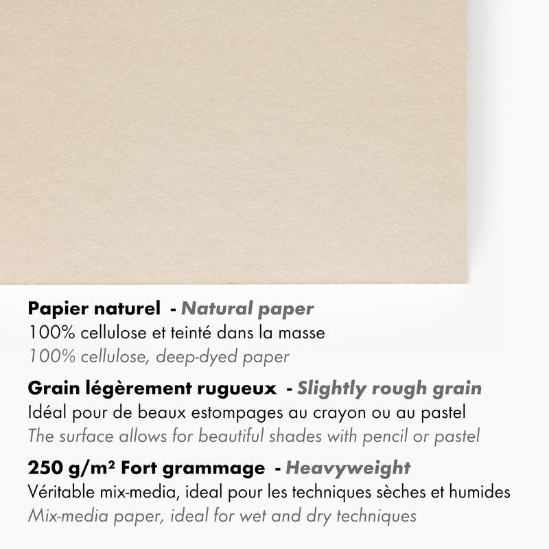 Clairefontaine - Painting on Multi Technic A3 250g  40S  29.7x42cm