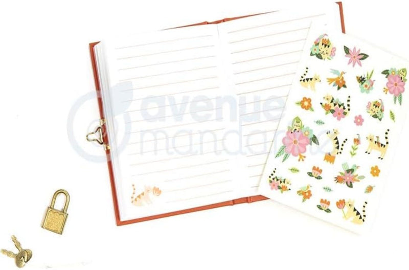 Clairefontaine - Secret Journal, Cats & Flowers 11X2X14Cm