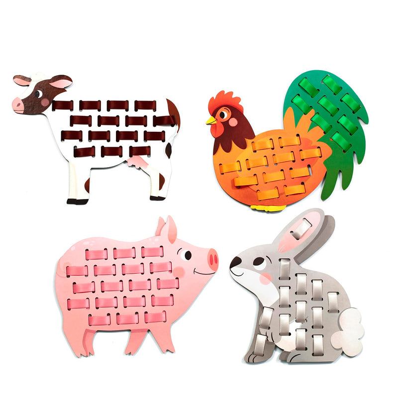 Clairefontaine - Ribbon weaving, farm animals